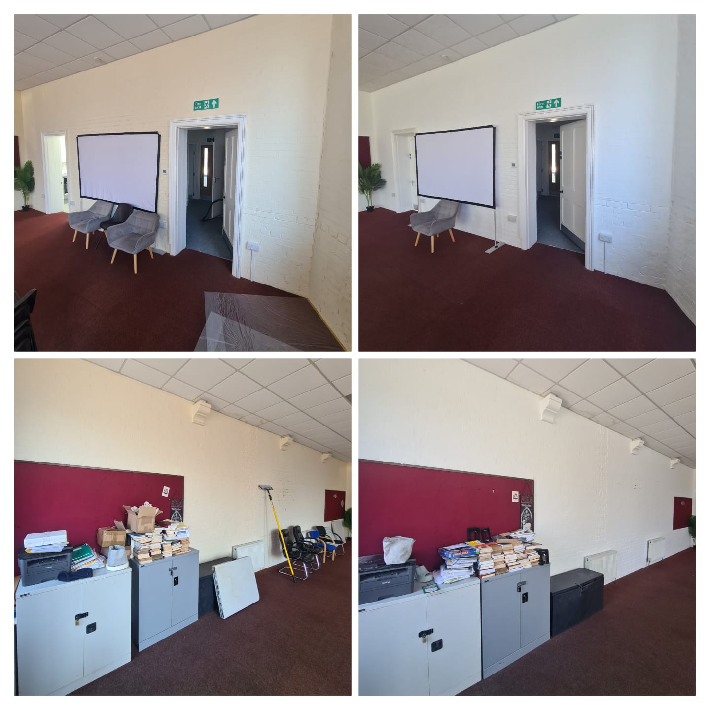 Built-in alcove wardrobes